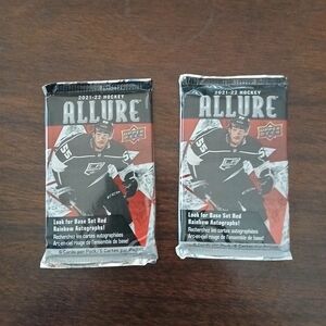 Allure 2021-22 Hockey Trading Card Packs - Black/Red Cole Caufield Rookie Year💥